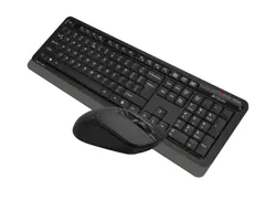A4Tech Fstyler FG1012S 2.4G Wireless Keyboard & Mouse Combo - Black