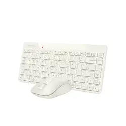 A4Tech Fstyler FG2200 Air 2.4G Wireless Keyboard & Mouse Combo - Beige