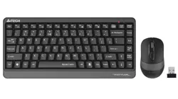 A4Tech Fstyler FGS1110Q 2.4G Compact Wireless Keyboard & Mouse Combo - Grey