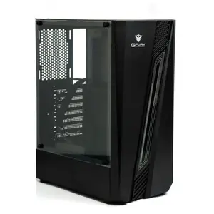 GFury Fire GF-120 Mid-Tower ATX Gaming PC Case - Black