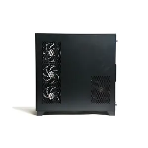 GFury Mighty GF-300 ATX Gaming PC Case, 4x ARGB Pre-Installed Fans - Black