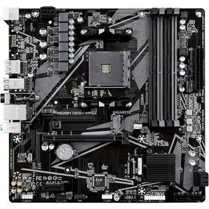 Gigabyte A520M DS3H WIFI6E AMD AM4 DDR4 MicroATX Motherboard | 1x PCIe 3.0 M.2 Slot, Wi-Fi 6E, Bluetooth 5.3, 1 GbE LAN, USB 3.2 Gen 1