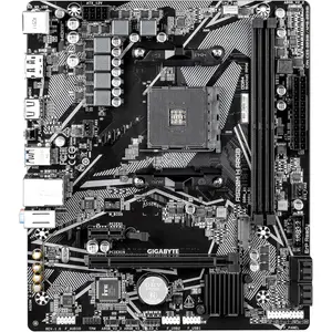 Gigabyte A520M H ARGB AMD AM4 DDR4 MicroATX Motherboard | PCIe 3.0 x4 M.2, Integrated ARGB Header