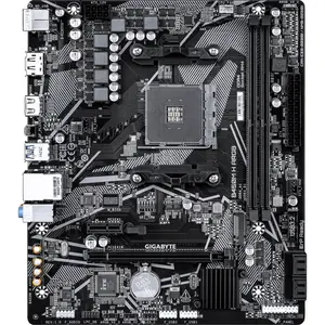 Gigabyte B450M H ARGB AMD AM4 DDR4 MicroATX Motherboard | PCIe Gen3 x4 M.2, RGB Fusion 2.0, Integrated ARGB Header