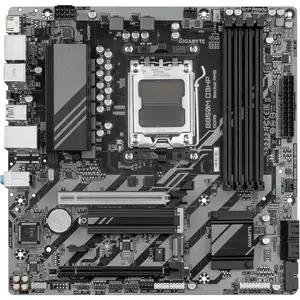 Gigabyte B850M D3HP AMD AM5 DDR5 MicroATX Motherboard - AMD Ryzen 9000 Series CPUs, 5+2+2 Phases Digital VRM, up to 8200MHz DDR5 (OC), 1xPCIe 5.0 + 1xPCIe 4.0 M.2, GbE LAN, USB 3.2 Gen 2
