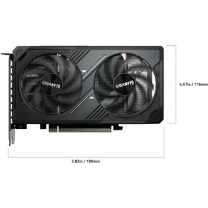 Gigabyte GeForce RTX 5050 WINDFORCE OC 8G Graphics Card, 8GB 128-bit GDDR6, PCIe 5.0, WINDFORCE Cooling System, Video Card