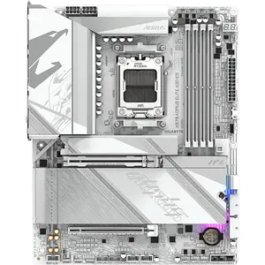 Gigabyte X870 AORUS Elite X3D ICE AMD AM5 ATX Motherboard, DDR5, 16+2+2 Power Phase, 4X M.2, PCIe 5.0, USB4, WIFI7, PCIe-EZ Latch Plus