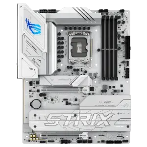 ASUS ROG Strix B860-A Gaming WiFi, ATX Motherboard, Advanced AI Ready, 14+1+2+1 Power Stages, DDR5, PCIe 5.0, Four M.2 Slots, WiFi 7, AI Networking II, Aura Sync RGB