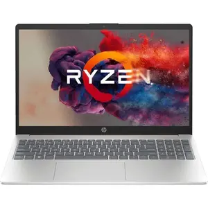 HP 15-FC0146DX Laptop | AMD Ryzen 5-7520U, 8GB DDR5, 512GB SSD, AMD Radeon Graphics, 15.6" FHD IPS Touchscreen, Windows 11 Home, Silver