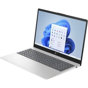 HP 15-FC0146DX Laptop | AMD Ryzen 5-7520U, 8GB DDR5, 512GB SSD, AMD Radeon Graphics, 15.6" FHD IPS Touchscreen, Windows 11 Home, Silver