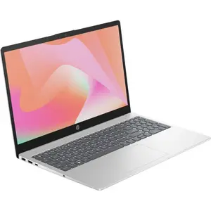HP 15-FD039NX Laptop | Intel Core™ Ultra 5 125H, 16GB RAM, 512GB SSD, 15.6" Full HD Display, Backlit Keyboard, DOS, Silver