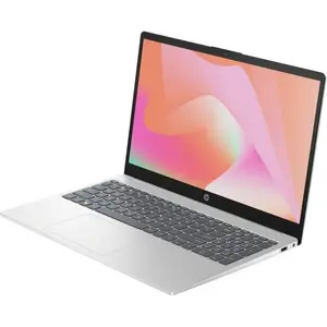 HP 15 FD2050WM Laptop | Intel Core Ultra 5 225U, 8GB DDR5, 512GB SSD, 15.6" FHD IPS Touchscreen Display, Windows 11, Natural Silver