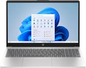 HP Laptop 15-FD0127DX TouchScreen Laptop | Intel Core 7 150U, 16GB DDR5 5200MT/s, 512GB PCIe NVMe M.2 SSD, 15.6" FHD IPS Touch Display, Intel Graphics, Natural Silver