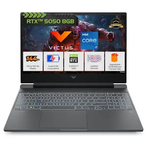 HP Victus 15-FA2309TX Gaming Laptop | Intel Core i7-13620H, 24GB Ram DDR5, 1TB SSD, NVIDIA GeForce RTX 5050 8GB, 15.6" FHD Display, Windows 11 Home, Mica Silver