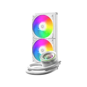 ID-Cooling FX240 INF White ARGB AIO 240mm Liquid CPU Cooler - White