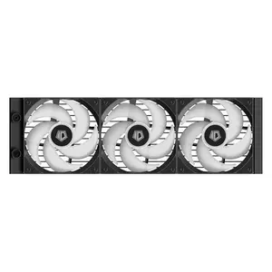 ID-Cooling FX360 LCD 360mm AIO Liquid CPU Cooler | 1.48" Customizable LCD Display, 350W TDP, Triple Low Noise ARGB Fans - Black