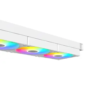 ID-Cooling FX360 LCD 360mm AIO Liquid CPU Cooler | 1.48" Customizable LCD Display, 350W TDP, Triple Low Noise ARGB Fans - White