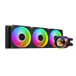 ID-COOLING SL360 V2 360mm AIO CPU Liquid Cooler | 2.1" Customizable LCD, 350W TDP Rating