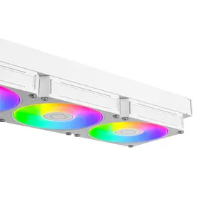 ID-COOLING SL360 V2 WHITE 360mm AIO CPU Liquid Cooler | 2.1" Customizable LCD, 350W TDP Rating