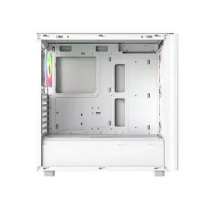 ID-Cooling WARE 510 ARGB White ATX Gaming PC Case | 4x ARGB Fans Pre-Installed, Front & Top 360MM Radiator Support, Side Tempered Glass