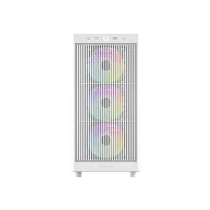 ID-Cooling WARE 510 ARGB White ATX Gaming PC Case | 4x ARGB Fans Pre-Installed, Front & Top 360MM Radiator Support, Side Tempered Glass