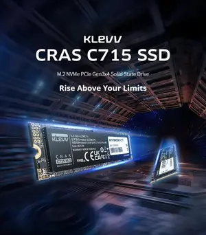 Klevv CRAS C715 512GB M.2 2280 NVMe PCIe Gen3x4 Solid State Drive