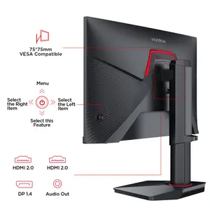 KOORUI G2511E 24.5" FHD IPS 320Hz Gaming Monitor, 1ms Response Time, Fast IPS Panel, HDR 400, 95% DCI-P3 Color Gamut, Adaptive Sync Compatible, Ergonomic Stand