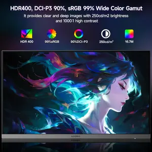 KOORUI G2511X 24.5" FHD IPS 240Hz Gaming Monitor, 1ms Response Time, Adaptive Sync, HDR400, 90% DCI-P3, 99% sRGB - Black