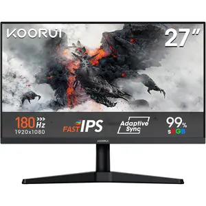 KOORUI G2711V 27" FHD 180Hz IPS Gaming Monitor | Blue Light Filter, Eye Care, Tilt Adjustment