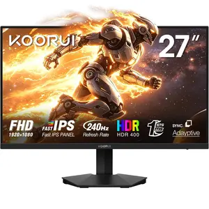 KOORUI G2711X 27" FHD IPS 240Hz Gaming Monitor, 1ms Response Time, HDR400, 99% sRGB, 90% DCI-P3, Adaptive Sync