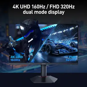 KOORUI G2741L 27-Inch IPS 4K UHD Gaming Monitor, Dual-Mode - 4K 160Hz or FHD 320Hz, HDR40, 1 ms, 1.07B colors (8-bit+FRC), Adaptive Sync, Ergonomic Stand