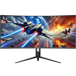 KOORUI G3441XC 34" UWQHD 240Hz Curved Ultrawide Gaming Monitor, 1440p Resolution, 1ms, AMD FreeSync Premium, G-SYNC Compatible, HDR400, 90% DCI-P3