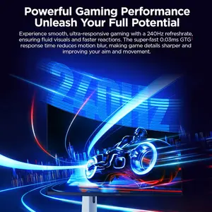KOORUI S4941XO 49" 5K 240 Hz OLED Gaming Monitor, 0.03ms GTG, HDR True Black 400, FreeSync Premium, 98% DCI-P3 