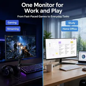 KOORUI G2412V FHD 180Hz VA Gaming Monitor | Blue Light Filter, HDMI, VESA 99% sRGB Accurate Colors