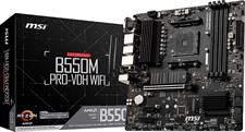 MSI B550M PRO-VDH WIFI AMD AM4 DDR4 MicroATX Motherboard