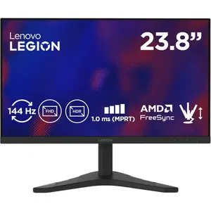 Lenovo Legion R24s 23.8" FHD 144Hz IPS Gaming Monitor | 1ms MPRT, Ports HDMI 2.1 + DisplayPort 1.2, 250 cd/m² Brightness, 99% sRGB