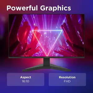 Lenovo Legion R27s 27" FHD IPS 144Hz Gaming Monitor | 1ms MPRT, 8-bit (6-bit+FRC) Color Depth, Ports 1x HDMI 2.1 + DisplayPort 1.2, Stand Tilt - Raven Black