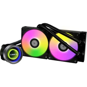 Lian Li Galahad II Trinity 240 ARGB AIO 240mm Liquid CPU Cooler - Black