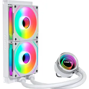 Lian Li Galahad II Trinity SL-INF 240 ARGB AIO 240mm Liquid CPU Cooler - White