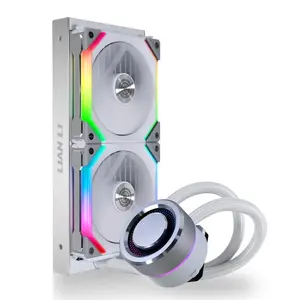 Lian Li Galahad 240 AIO UNI Fan SL120 Edition ARGB 240mm Liquid CPU Cooler - White