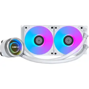Lian Li Galahad II Trinity 240 ARGB AIO 240mm Liquid CPU Cooler - White