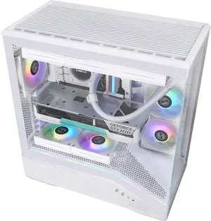 Lian Li Vector V100R ATX Mid-Tower with Tempered Glass, ARGB Strip, 4x ARGB Fans Pre-Installed