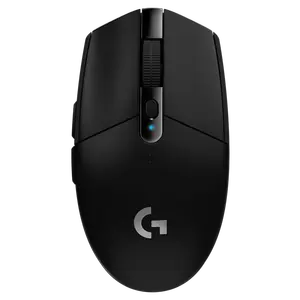 Logitech G304 Lightspeed Wireless Gaming Mouse, Hero Sensor, 12,000 DPI, Lightweight, 6 Programmable Buttons, 250h Battery Life, On-Board Memory, Compatible with PC/Mac - Black