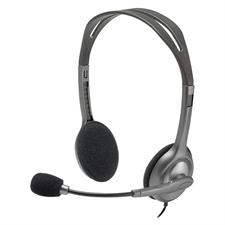 Logitech H110 Stereo Headset Black - 3.5mm Dual Plug