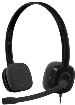 Logitech H151 Stereo Headset - Black