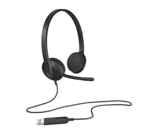 Logitech H340 USB PC Headset with Noise-Cancelling Mic