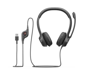 Logitech H390 USB Headset with Noise-Cancelling Mic