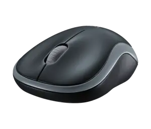 Logitech M185 Wireless Mouse, 1000 DPI Optical Tracking - Grey