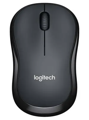 Logitech M221 Wireless Mouse, Silent Buttons - Black