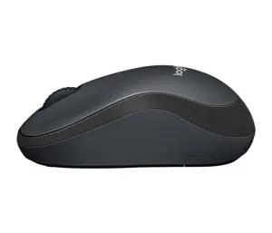 Logitech M221 Wireless Mouse, Silent Buttons - Black